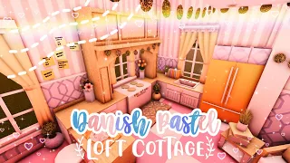 Pastel Aesthetic Danish Loft Cottage Speedbuild and Tour - iTapixca Builds