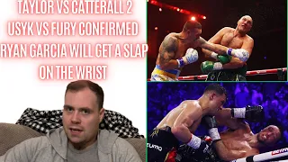 🔥TYSON FURY TO FACE OLEKSANDR USYK LATER THIS YEAR, JACK CATTERALL GETS REVENGE ON JOSH TAYLOR..!!!