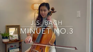 Minuet No. 3 (Cello Play Along) | Suzuki Cello Book 2