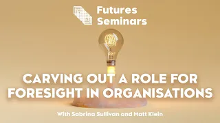 Carving out a Role for Foresight in Organisations