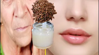 Mix water with flax seeds to look 16 years younger / anti-aging collagen.