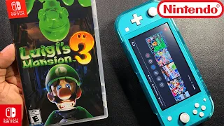 Luigi's Mansion 3 | Unboxing and Gameplay | Nintendo Switch Lite | Black Friday Deal