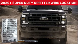 2020 FORD SUPER DUTY UPFITTER SWITCH WIRE LOCATION (TECH TIP THURSDAY)