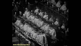 Sing lullaby (arr Pettman): King's College Cambridge 1954 (Boris Ord)