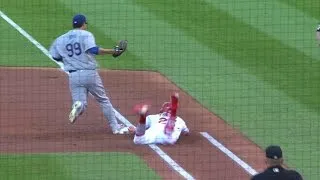 LAD@STL: Adrian robs Fowler with a nice sliding stop