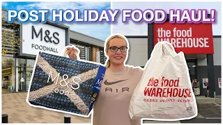 Post Holiday Slimming World Fridge Restock FOOD HAUL | M&S | FOOD WAREHOUSE