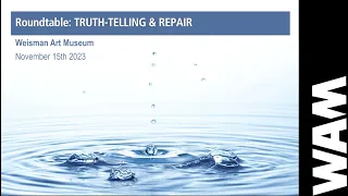 Truth-Telling and Repair | Roundtable Discussion