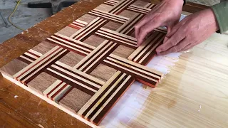 How to Make Shapes from Scrap Wood - 3D Table Design from Sharp and Skillful Lines