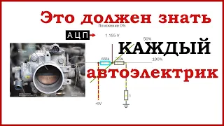 Что такое коды АЦП и как работают автомобильные датчики управления двигателем. Как работает дроссель