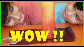 Fascinating Oil and Water Science Experiment for Kids | Exploring hot and cold water