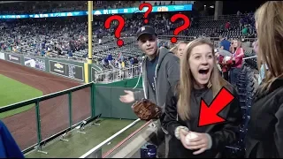 How did I NOT catch this baseball at Kauffman Stadium?!