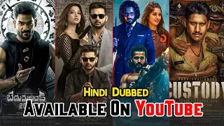 Top 10 Big New South Hindi Dubbed Movies Available On YouTube | Agent | Maestro | Kappan | Hero 2023