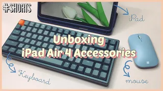 Unboxing iPad Air 4 Accessories (ASMR) - Keychron K2 Mechanical ⌨️🖱️ #shorts