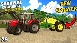 DAGGERWIN BUYS A NEW SPRAYER Survival Challenge Multiplayer CO-OP FS22 Ep 29