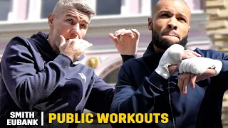 Liam Smith vs. Chris Eubank Jr 2 • FULL PUBLIC WORKOUTS IN MANCHESTER | Boxxer & Sky Sports Boxing