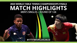 Wang Chuqin vs Ocean Belrose | MS R128 | 2023 ITTF World Table Tennis Championships Finals
