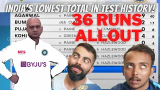 36 all out: India vs Australia Adelaide pink ball test match 2020 | India lowest score in test match