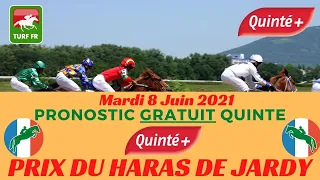 Minute Quinté TURF FR : PRIX DU HARAS DE JARDY - Mardi 8 Juin 2021 - Paris Saint Cloud 🏇 PMU #242200