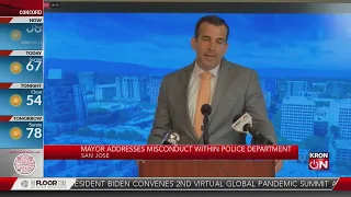San Jose mayor addresses SJPD's ongoing problem of officer misconduct