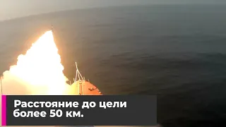 Кадры учений ракетных катеров ТОФ в заливе Петра Великого.