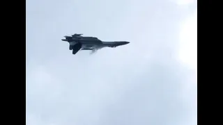 Su-35S extremely short turn radius