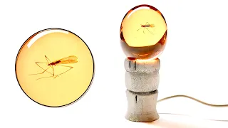 Casting a Mosquito in Resin - Jurassic Park Cane Lamp