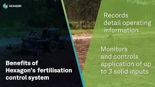 Benefits of Hexagon's fertilisation control system