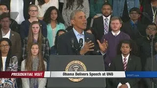 Obama Delivers Speech at UNO