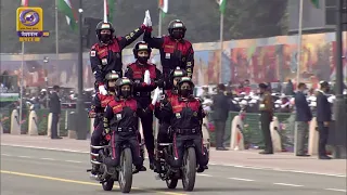 BSF's all-women motorcycle daredevil team 'Seema Bhawani' stuns spectators on Republic Day 2022