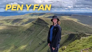 The easiest route to hike up Pen Y Fan (South Wales' tallest mountain)