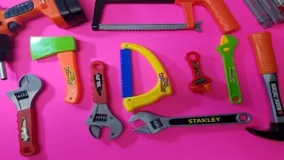 Educational videos for kids with hand toy tools learning names