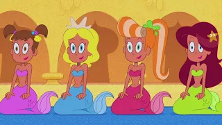 ZIG e SHARKO 🌴 FESTA DA SEREIA 🧜‍♀️🧜‍♀️ Zig e Sharko Brasil | Desenho Animado em português