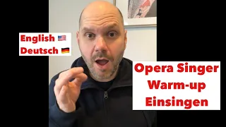 Opera Singer Warm-up / Einsingen - with countertenor and voice teacher Gerald Thompson