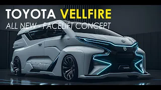 Toyota Vellfire All New Facelift Concept Car, AI Design