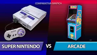 Super Nintendo vs Arcade | Comparativa Gráfica | (No Commentary)