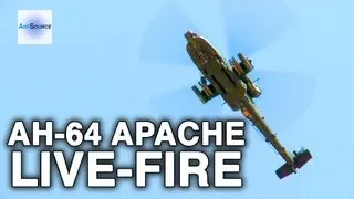 AH-64 Apache in Action: Hellfire Missiles, Hydra 70 Rockets, M230 Chain Gun Live-Fire