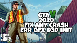 GTA V CRASH FIX ERR_GFX_D3D_INIT 2023 (Still Works)
