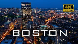 AMAZING CITY, BOSTON IN 4k ULTRA HD 60fps by Drone #boston #usa #4k