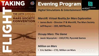 2021 Virtual Mars Society Convention