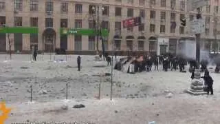 Евромайдан - Беркут расстреливает митингующих