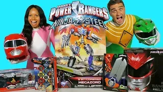 Power Rangers Toy Challenge Pink Ranger Vs Green Ranger !  || Toy Review || Konas2002