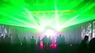 Laser Show @ Secret Rave - Jungle and Drum & Bass Old School party