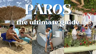 THE ULTIMATE PAROS TRAVEL VLOG: BEST BEACHES, FOOD & WINE - Full Week Greek Island Travel Itinerary