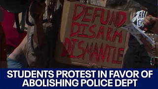 UT students protest in favor of abolishing APD | FOX 7 Austin