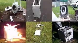 Washing machine vs brick 1