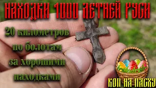 Находки 1000 летней Руси или 20 километров по болотам за хорошими находками. Там где лоси не ходили.