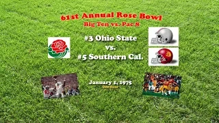 1975 Rose Bowl (Ohio State v USC) One Hour