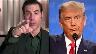 Sacha Baron Cohen Calls Out Donald Trump In His Golden Globes Acceptance Speech