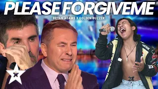 Britain's Got Talent 2023 | Song Please Forgiveme Simon cowel cries hysterically Hearing this song