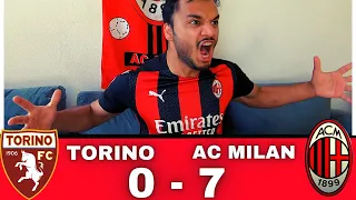 Torino 0 - 7 AC Milan - Goal Reactions | MILAN DESTROY TORINO | 1 WIN FROM CHAMPIONS LEAGUE